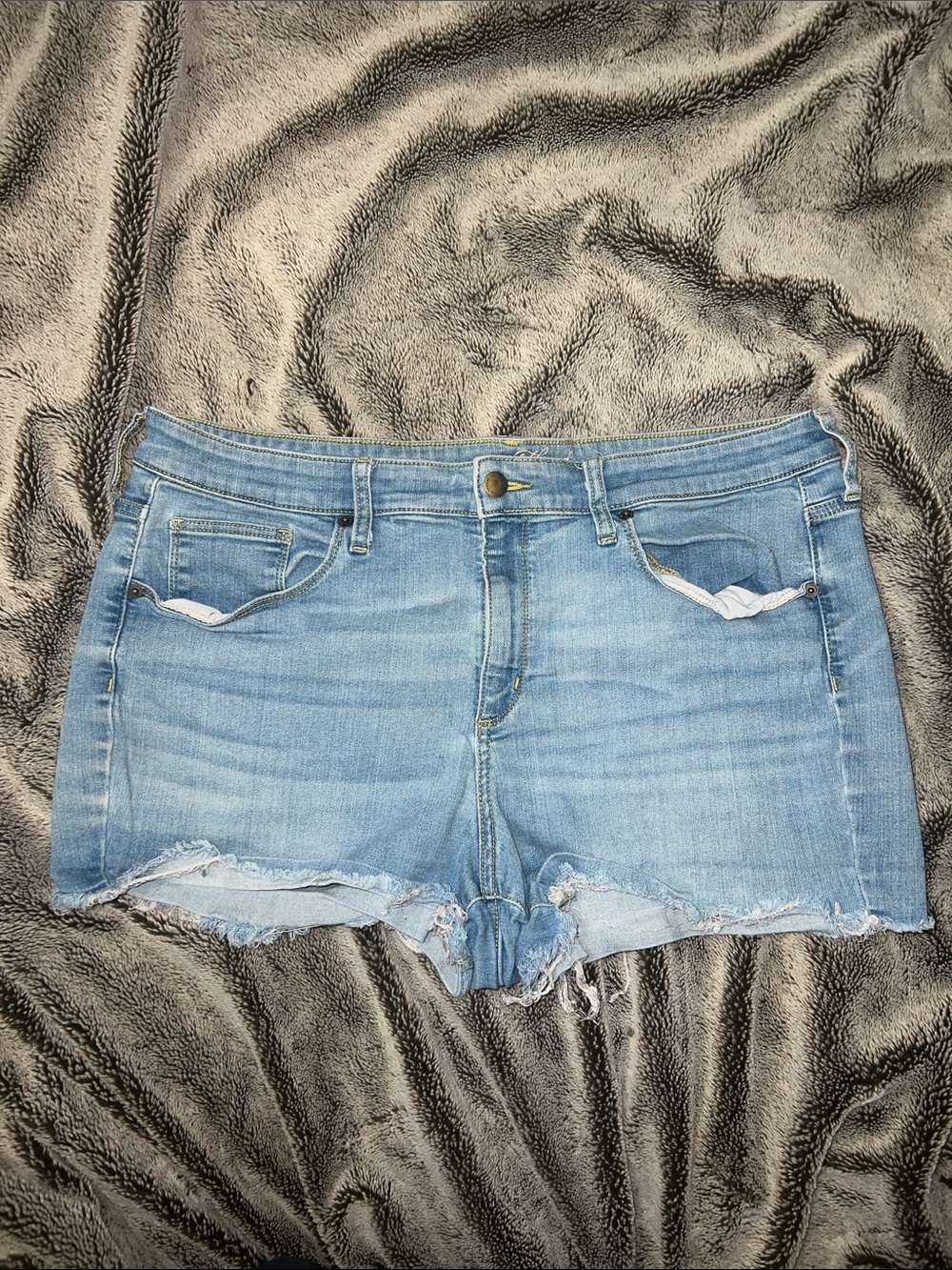 Universal Thread Light Blue Distressed Denim Cutoff Shorts